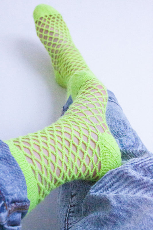 Tanja fishnet socks