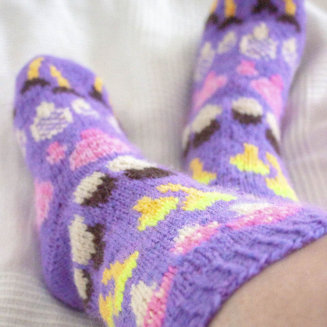 Sienikorissa sukat DK & Fingering