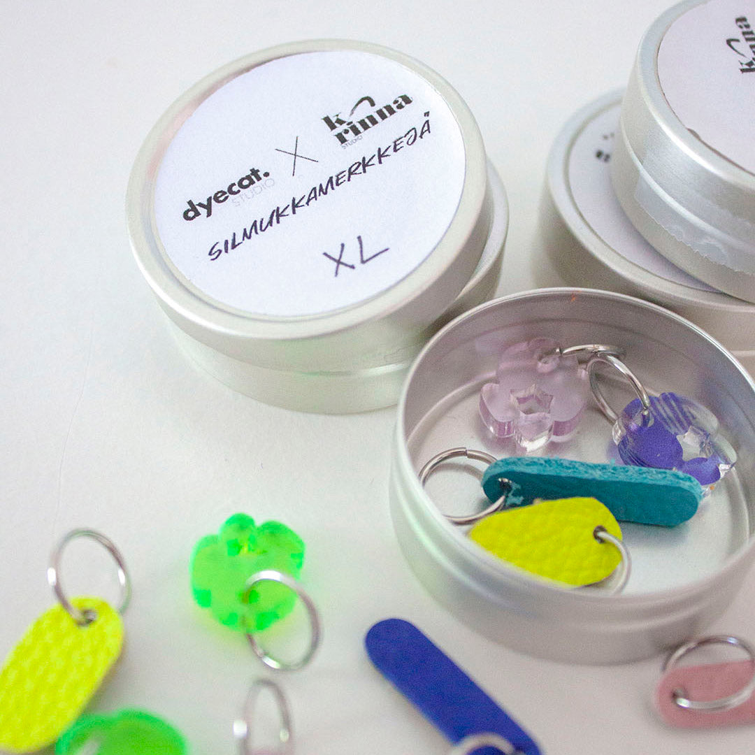 Silmukkamerkit XL, Kaarinna Studio x dyecat STUDIO