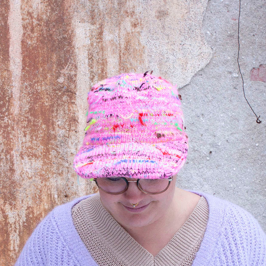 Spring No Cap No Cap - knitted cap | dyecat STUDIO