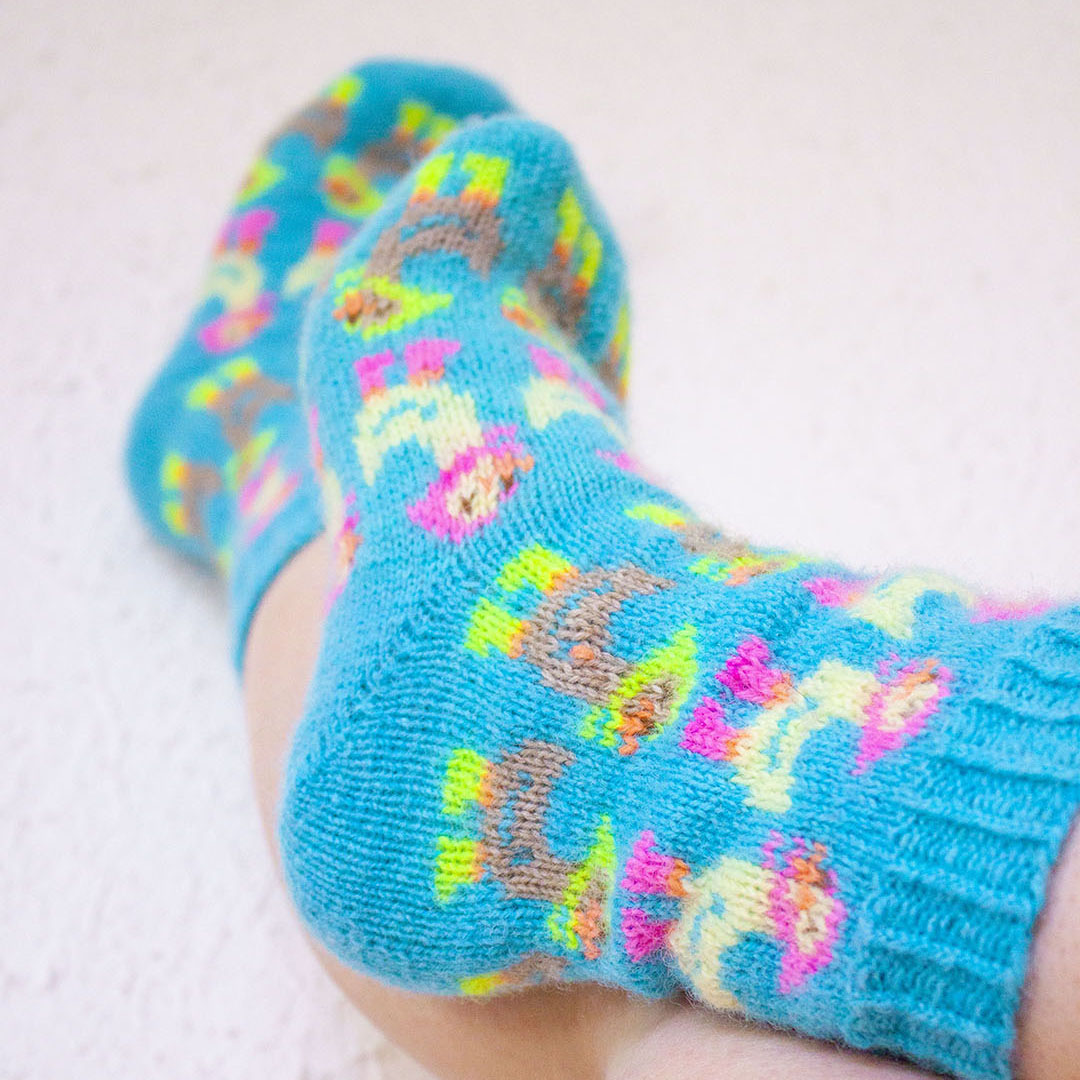 Rainy day socks (Fingering)